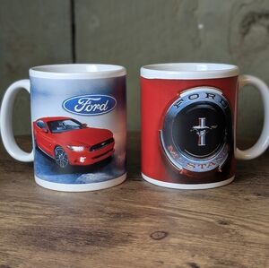 Ford Mustang Licensed Ceramic Mug Set